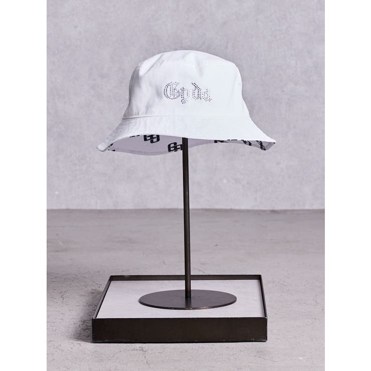オフホワイト | GG PATTERNリバーシブルバケットHAT | GYDA