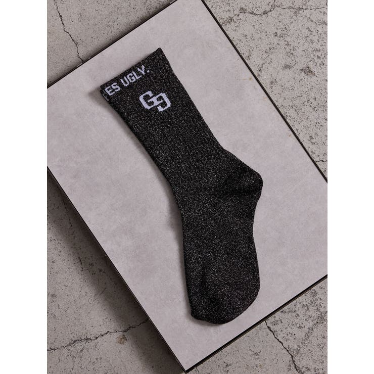 ブラック | GG BUNNY FACEラメSOX | GYDA