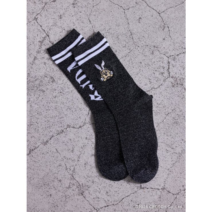 ブラック | GYDA×GALFY GalDA GLITTER SOX | GYDA