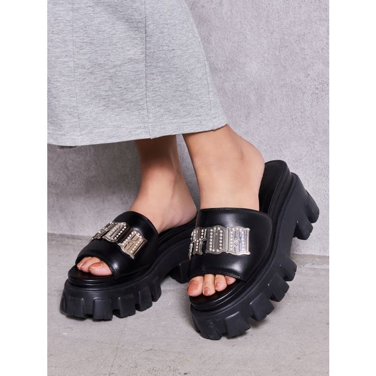 GYDA bijouプレートボリュームソールサンダル | GYDA | 詳細画像4 