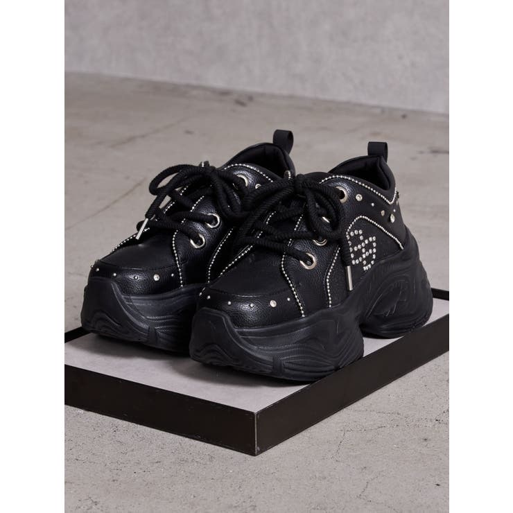 ブラック | GG bijou designスニーカー | GYDA