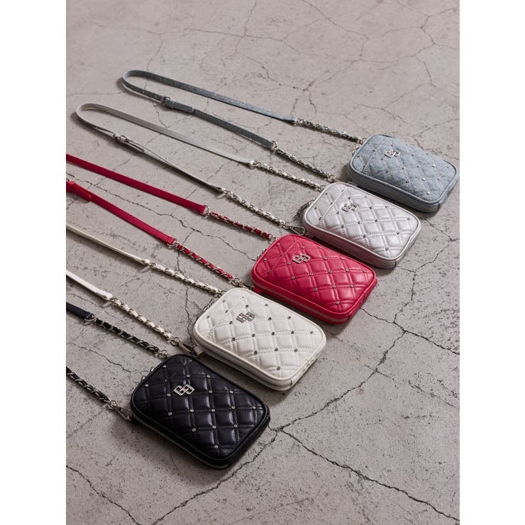 GG bijou quiltingミニショルダーBAG | GYDA | 詳細画像4 