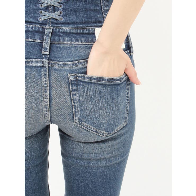 ハイウエストsacred edge crossフロントZIPレースアップスキニー… | GYDA | 詳細画像28 