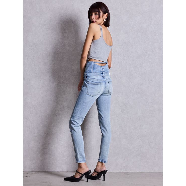 ハイウエストsacred edge crossフロントZIPレースアップスキニー… | GYDA | 詳細画像4 