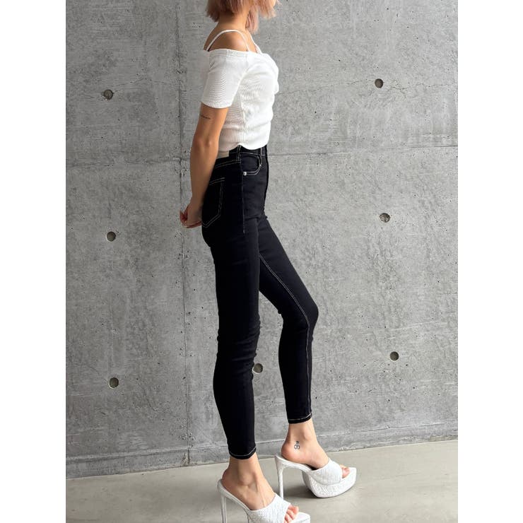 【TINY】ハイウエストワンウォッシュスキニーパンツ | GYDA | 詳細画像5 