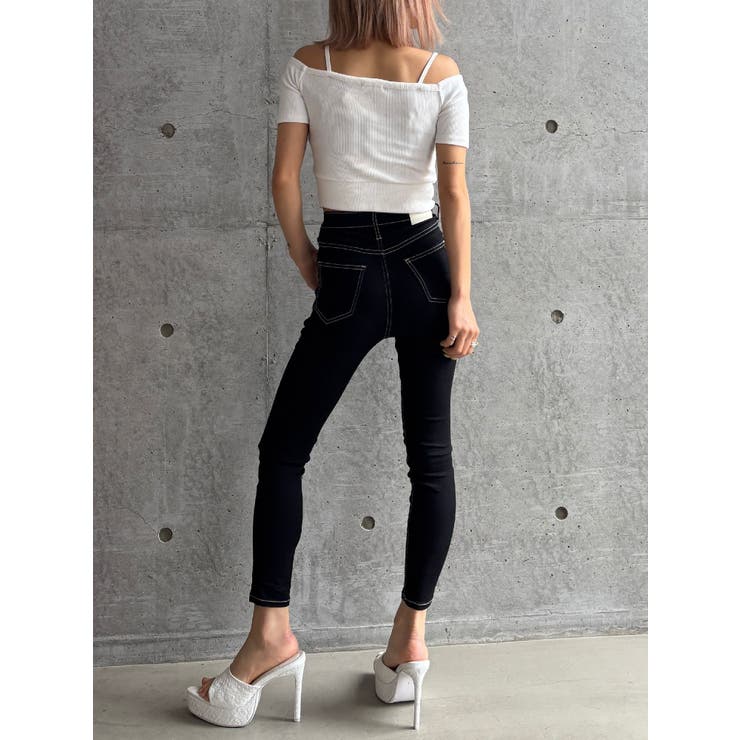 【TINY】ハイウエストワンウォッシュスキニーパンツ | GYDA | 詳細画像6 