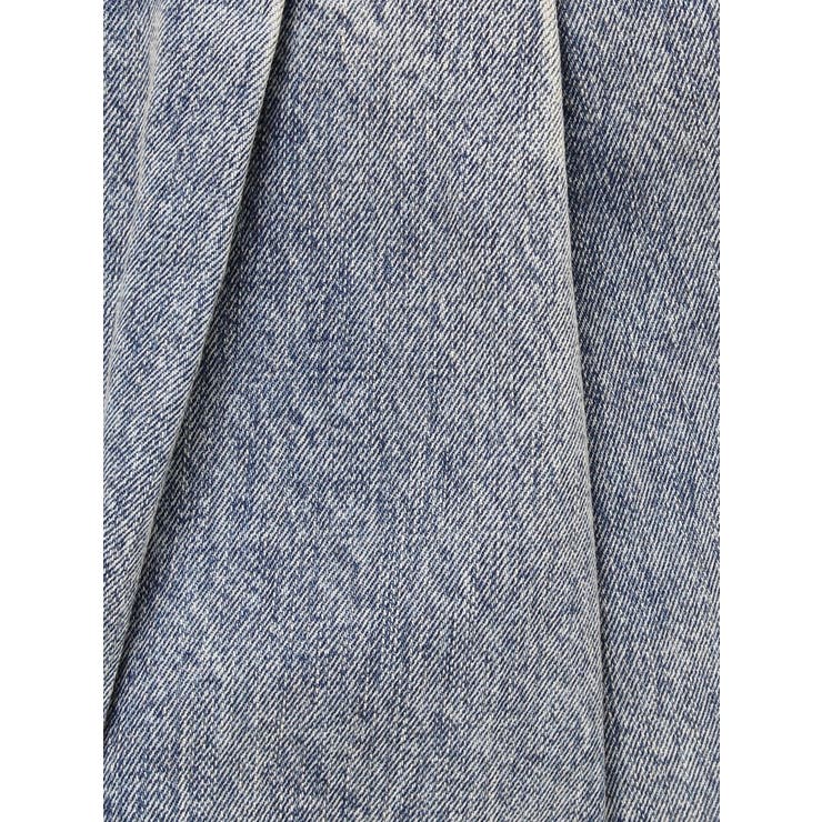 ハイウエストレイヤードプリーツスカートライクデニムショートパンツ | GYDA | 詳細画像42 