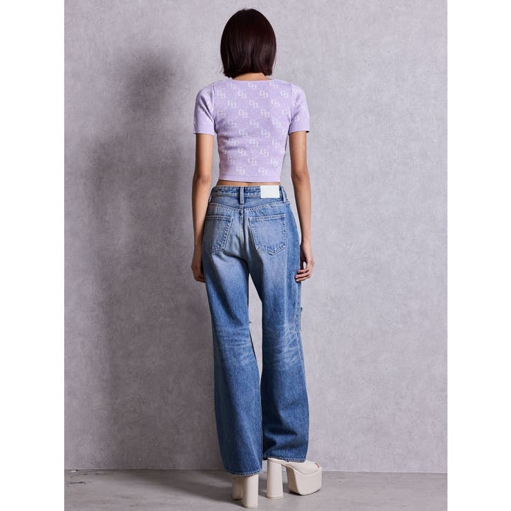 GG jacquardラメニットTOPS | GYDA | 詳細画像11 
