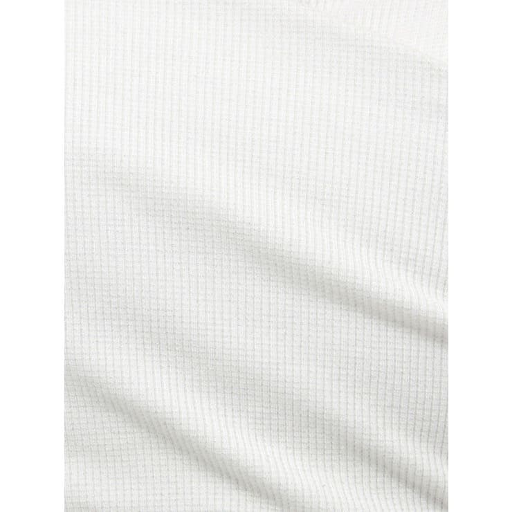 ラメテレコハーフスリーブカシュクールオフショルショートTOPS | GYDA | 詳細画像32 