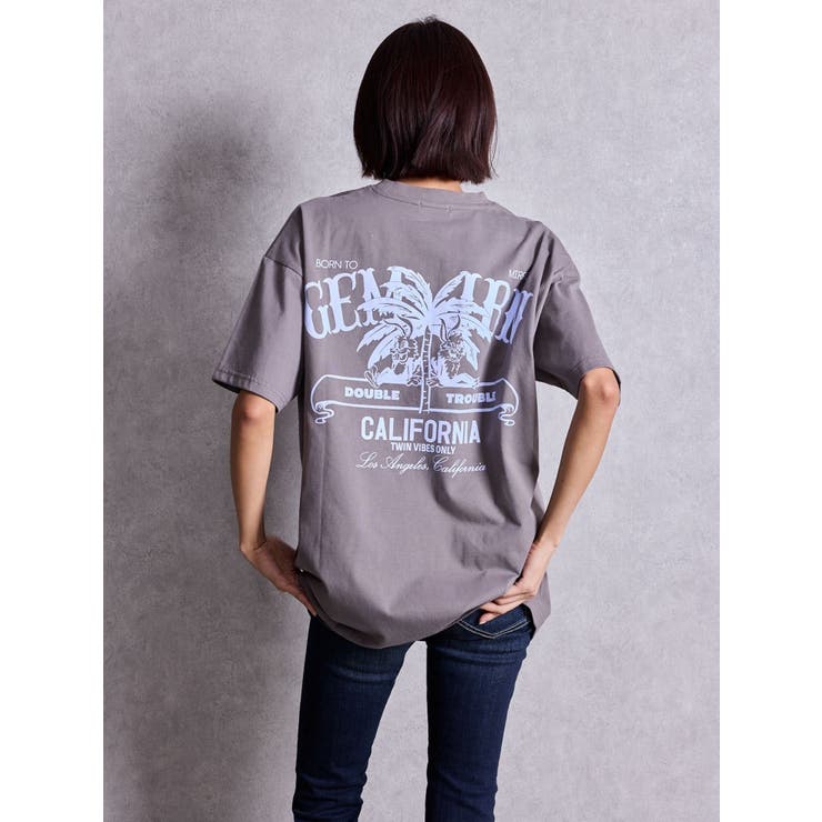 TWIN VIBES ONLY BUNNY BIG Tシャツ | GYDA | 詳細画像12 