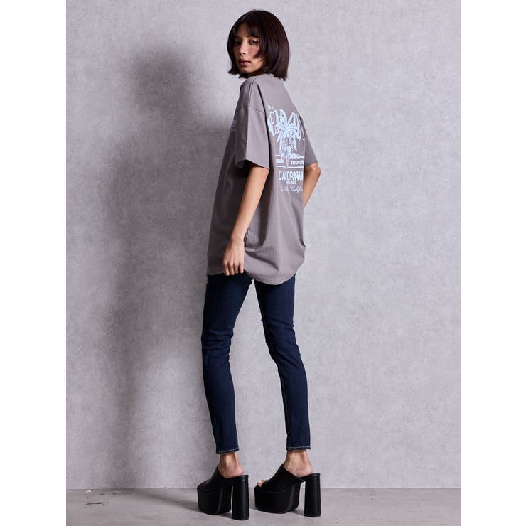 TWIN VIBES ONLY BUNNY BIG Tシャツ | GYDA | 詳細画像15 