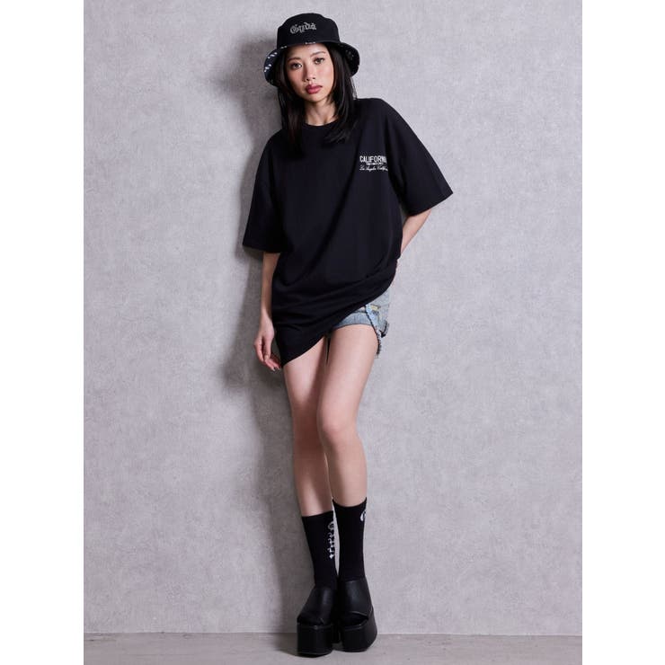 TWIN VIBES ONLY BUNNY BIG Tシャツ | GYDA | 詳細画像21 