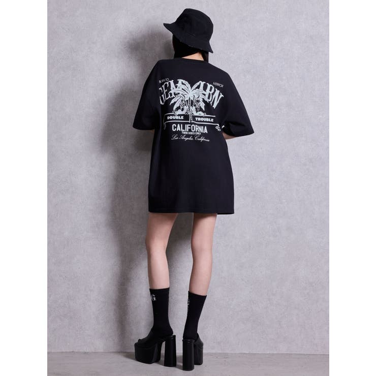 TWIN VIBES ONLY BUNNY BIG Tシャツ | GYDA | 詳細画像22 