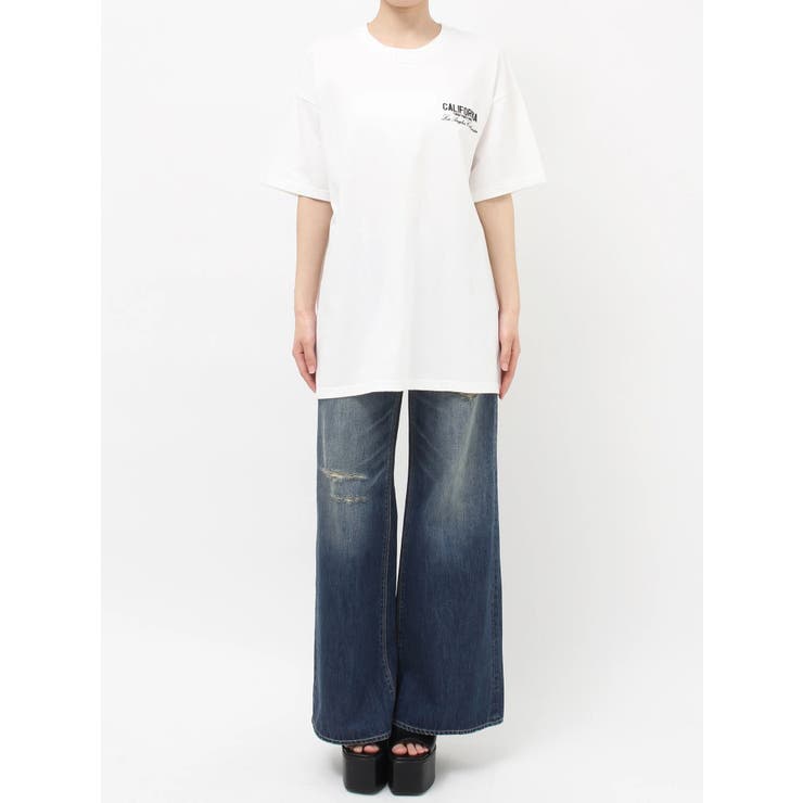 TWIN VIBES ONLY BUNNY BIG Tシャツ | GYDA | 詳細画像32 