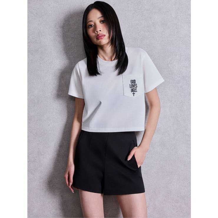 GOD LOVES UGLY.ポケットTシャツ | GYDA | 詳細画像13 