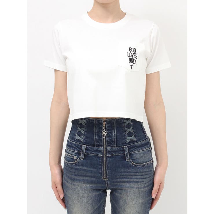 GOD LOVES UGLY.ポケットTシャツ | GYDA | 詳細画像17 