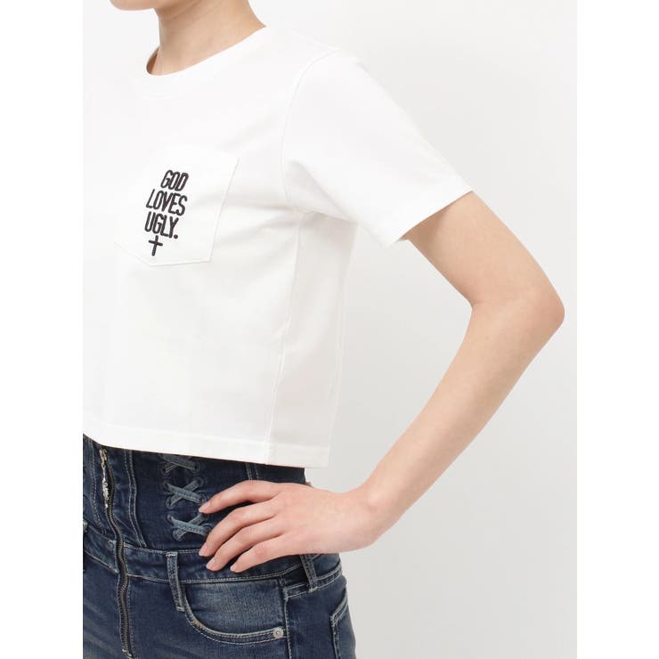 GOD LOVES UGLY.ポケットTシャツ | GYDA | 詳細画像21 