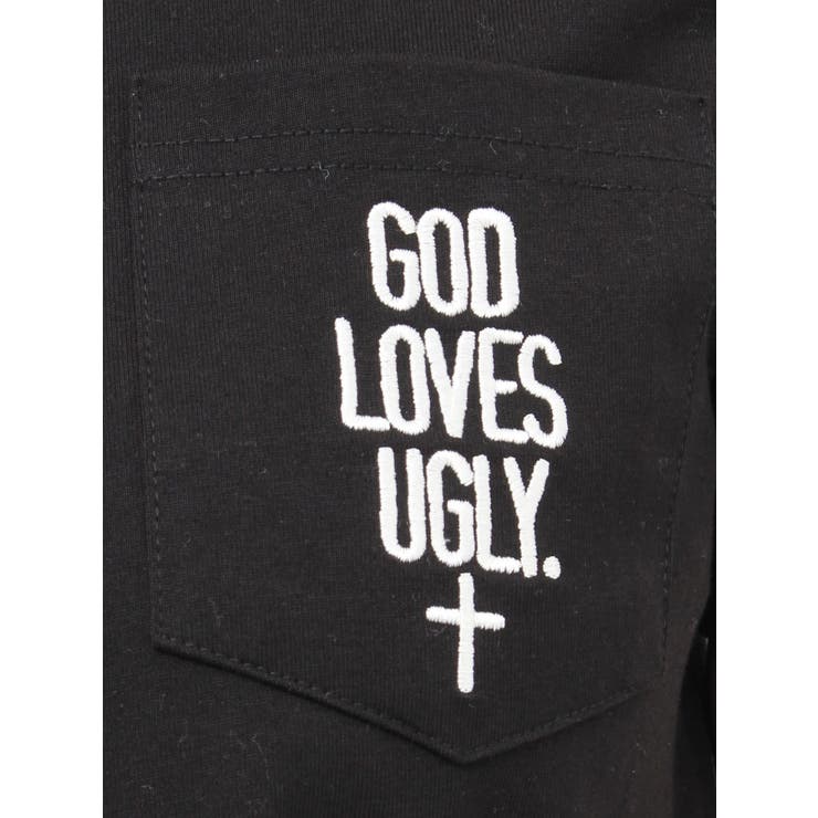 GOD LOVES UGLY.ポケットTシャツ | GYDA | 詳細画像25 