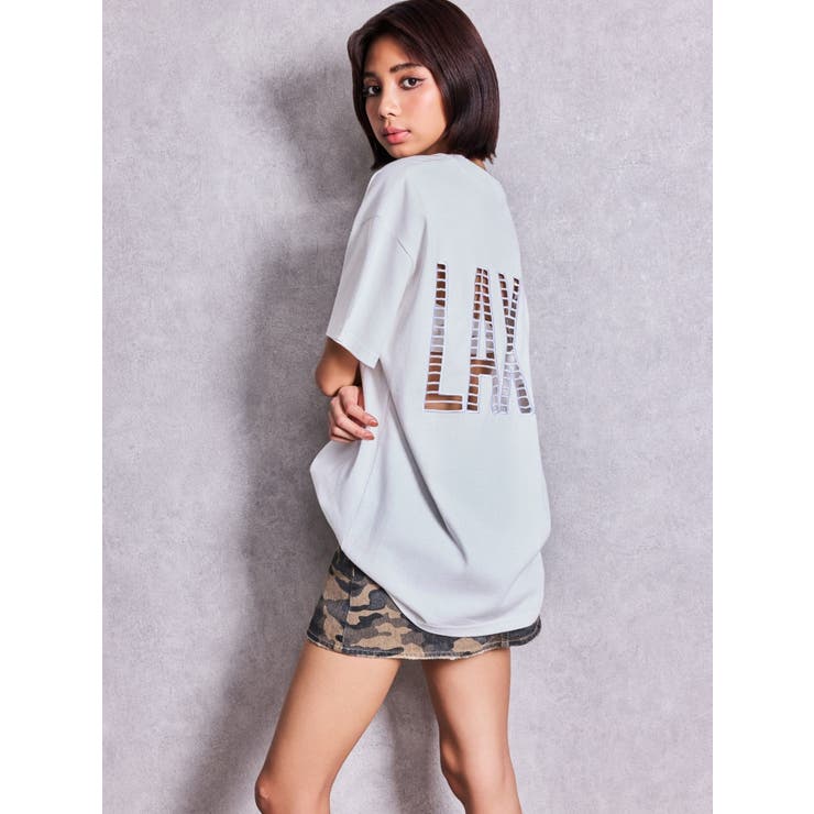 LAXAメッシュBIG Tシャツ | GYDA | 詳細画像5 