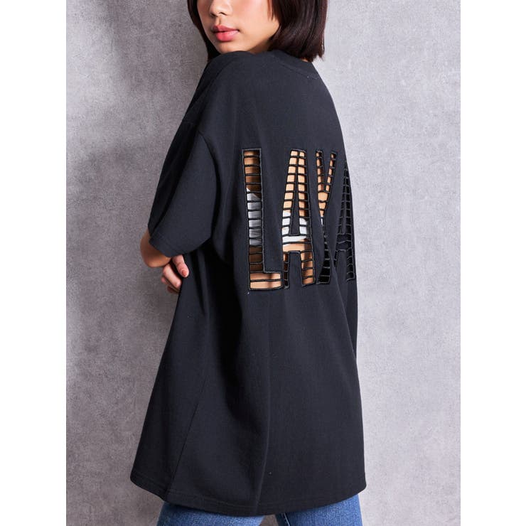 ブラック | LAXAメッシュBIG Tシャツ | GYDA