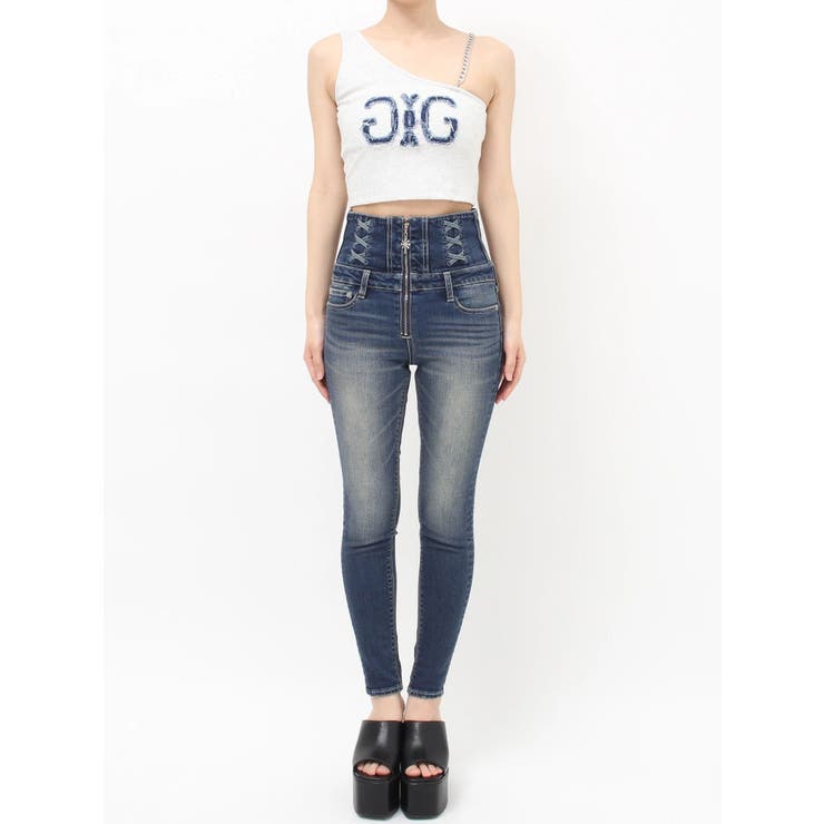 Denim Symmetry GYDAワンショルチェーンタンクトップ | GYDA | 詳細画像20 