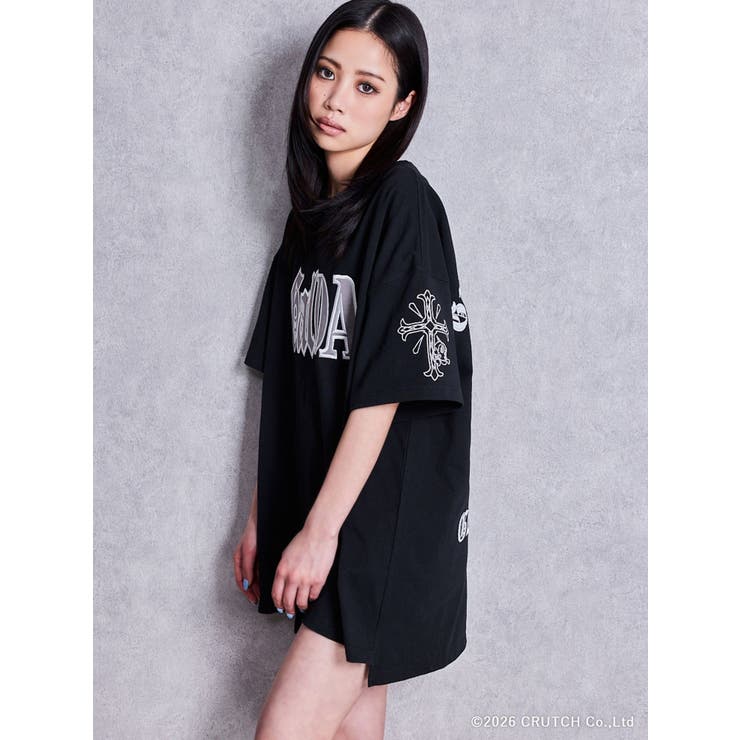 GYDA×GALFY BACK LOGO BIG Tシャツ[品番：MKSW0070554]｜GYDA