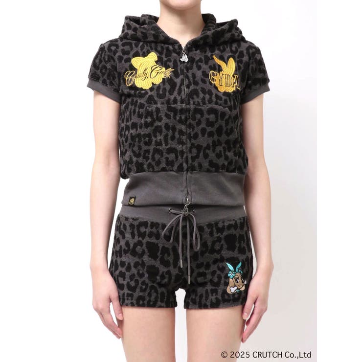 GYDA×GALFY leopard pileパーカー | GYDA | 詳細画像42 
