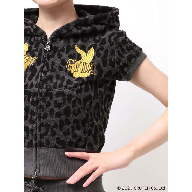 GYDA×GALFY leopard pileパーカー | GYDA | 詳細画像46 