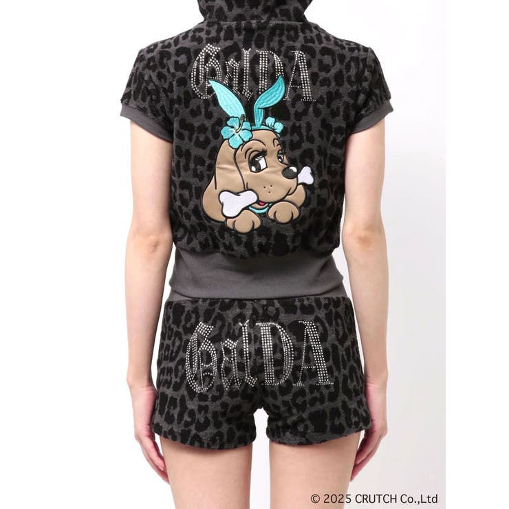 GYDA×GALFY leopard pileパーカー | GYDA | 詳細画像50 