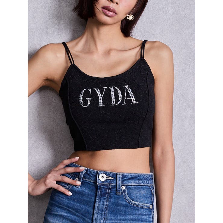 ブラック | GYDA bijouラメニットビスチェ | GYDA