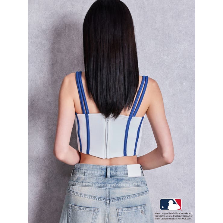GYDA［MLB］bijou logo line ビスチェ | GYDA | 詳細画像16 