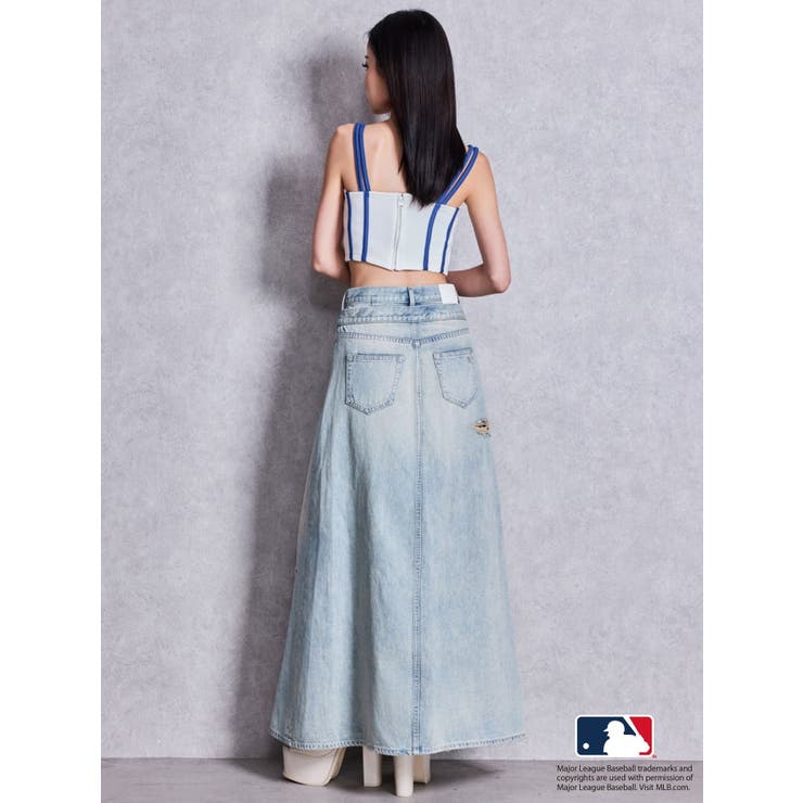 GYDA［MLB］bijou logo line ビスチェ | GYDA | 詳細画像19 