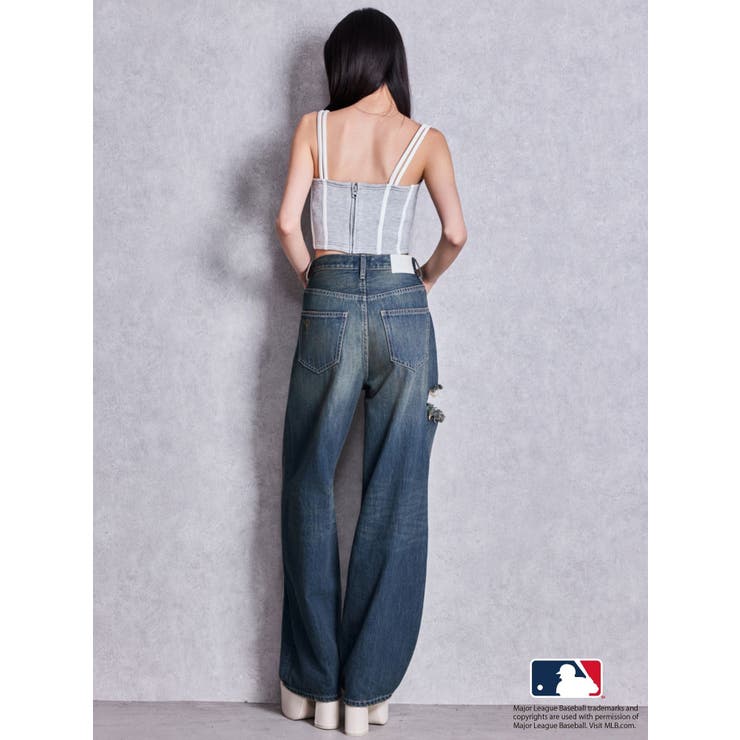 GYDA［MLB］bijou logo line ビスチェ | GYDA | 詳細画像30 