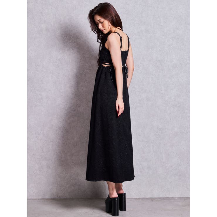 SIDE OPEN BACK RIBBON LONGワンピース | GYDA | 詳細画像10 