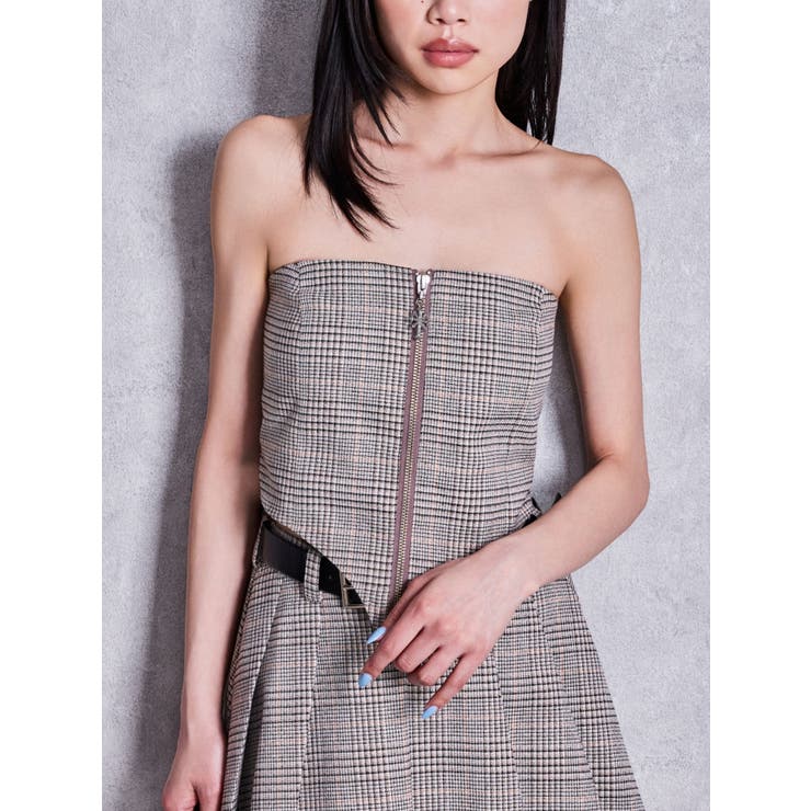 ミックス | sacred edge cross ZIPブラウス | GYDA