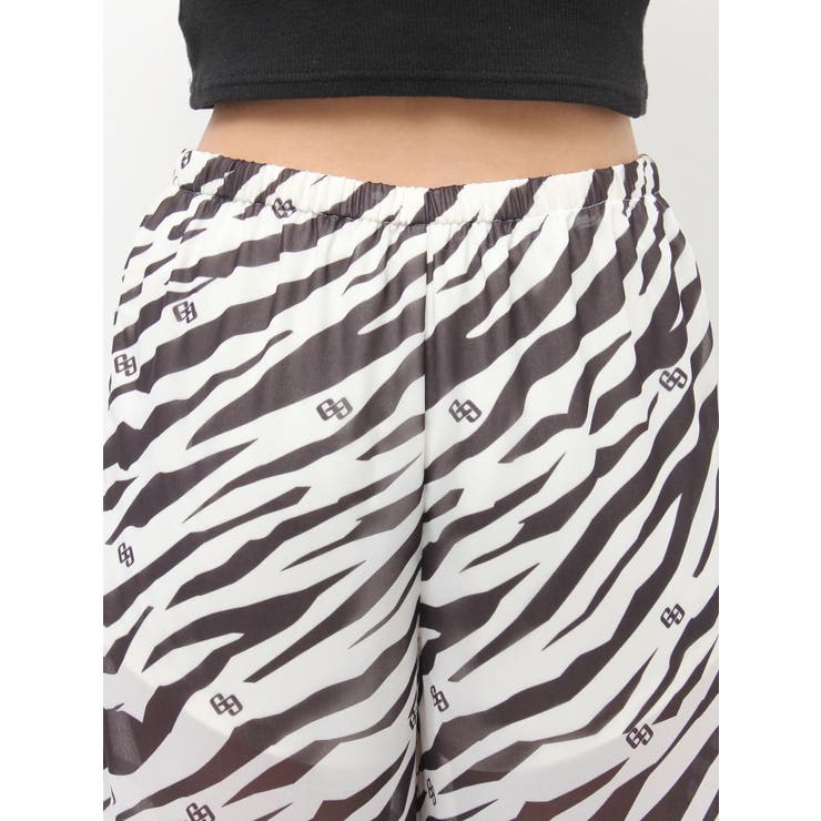 GG ZEBRA SHEERワイドパンツ | GYDA | 詳細画像20 