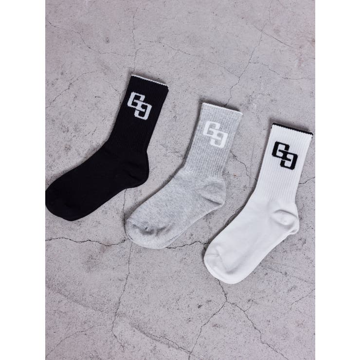 GG BICOLOR RIB SOX | GYDA | 詳細画像2 