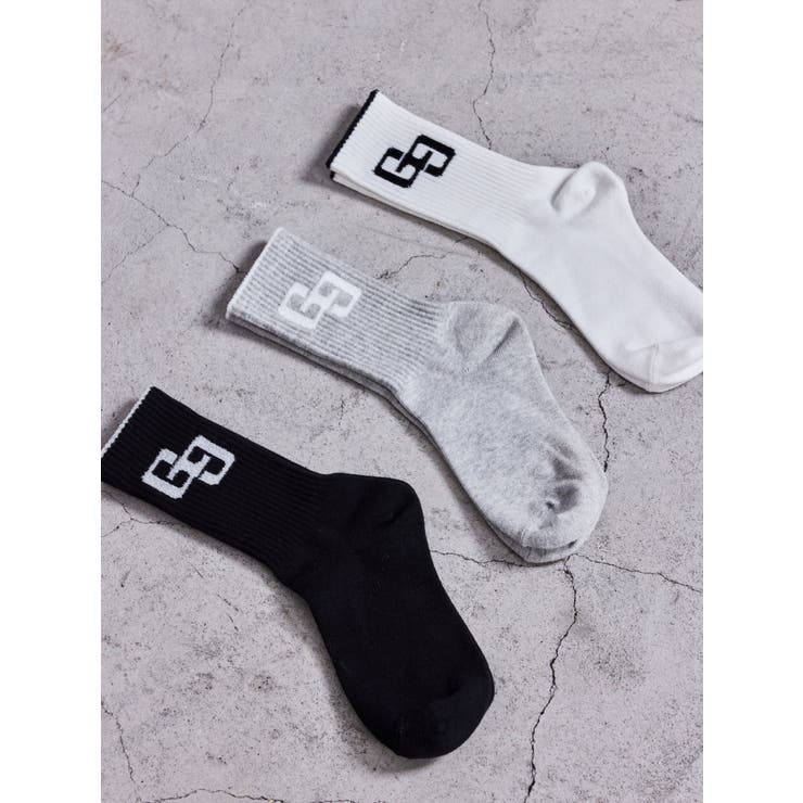 GG BICOLOR RIB SOX | GYDA | 詳細画像3 