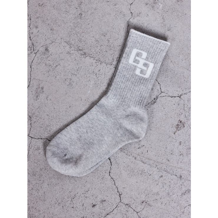 グレー | GG BICOLOR RIB SOX | GYDA