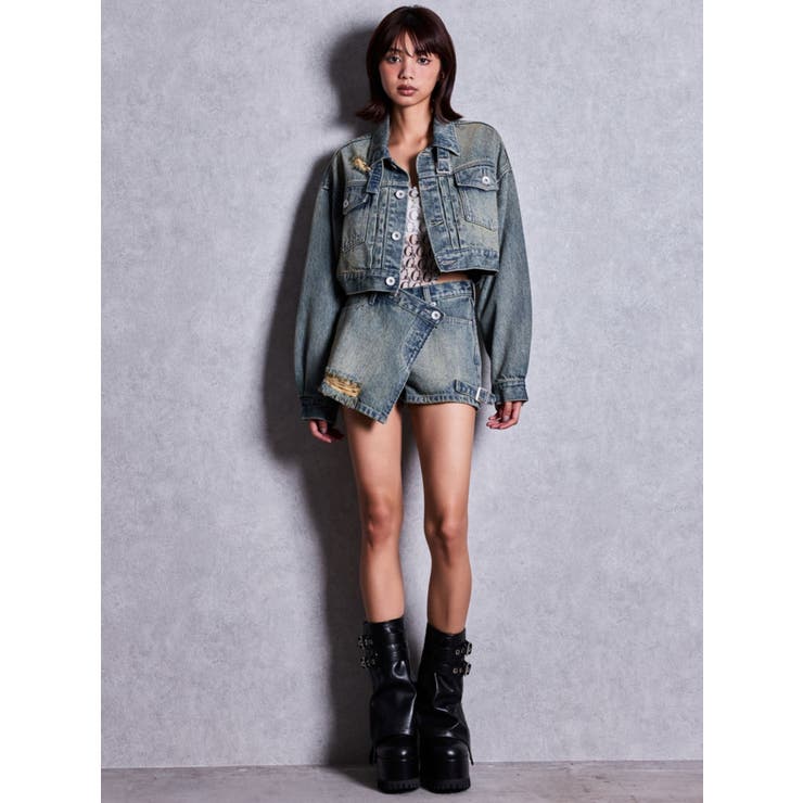 ZIP design loose coverブーツ | GYDA | 詳細画像8 