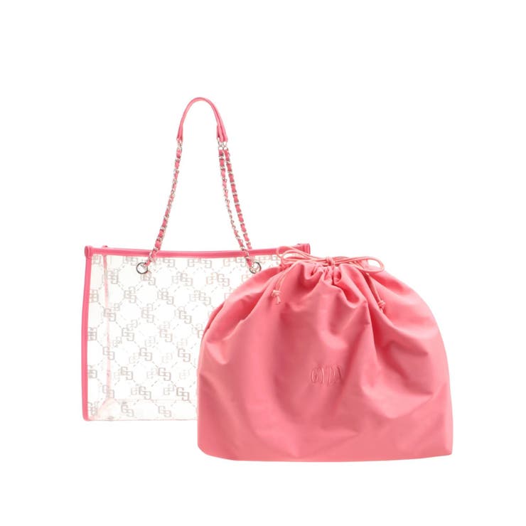 GG glitter print clearトートBAG | GYDA | 詳細画像17 