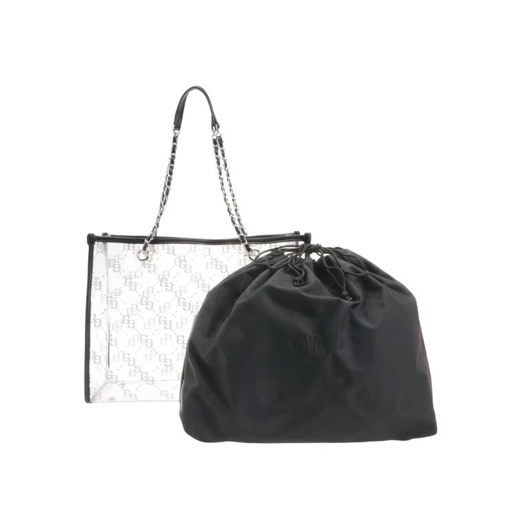 GG glitter print clearトートBAG | GYDA | 詳細画像18 