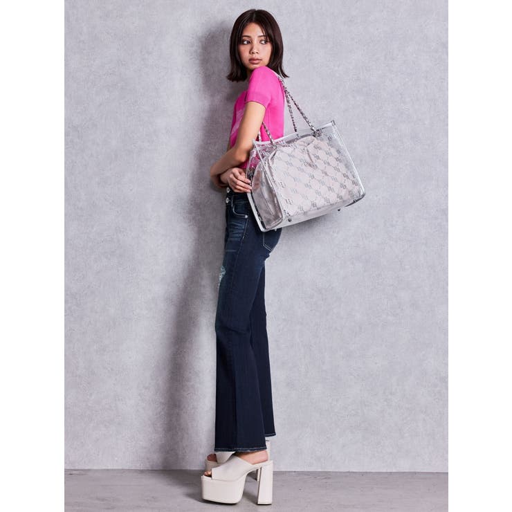 GG glitter print clearトートBAG | GYDA | 詳細画像6 