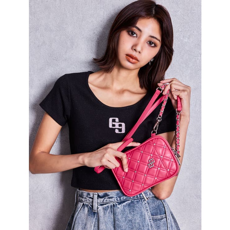 GG bijou quilting ミニショルダーBAG | GYDA | 詳細画像8 