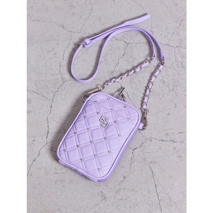 パープル | 『新色登場♥』GG bijou quilting ミニショルダーBAG | GYDA