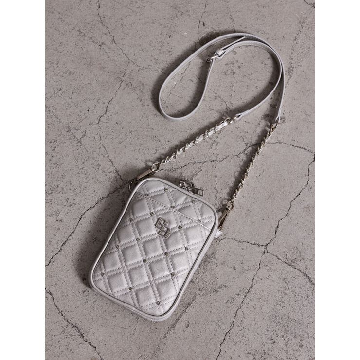 シルバー | GG bijou quilting ミニショルダーBAG | GYDA
