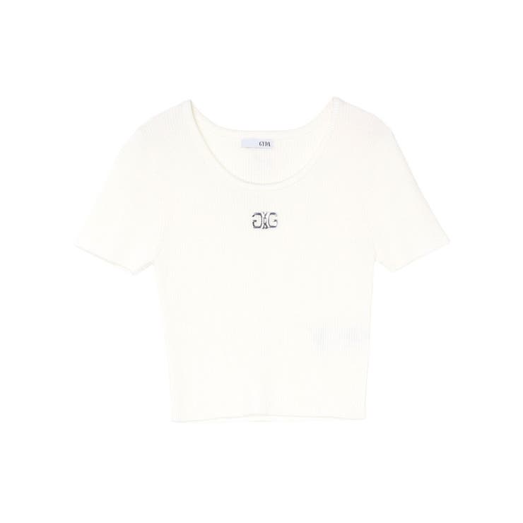 symmetry GYDAプレートハーフスリーブニットTOPS | GYDA | 詳細画像35 