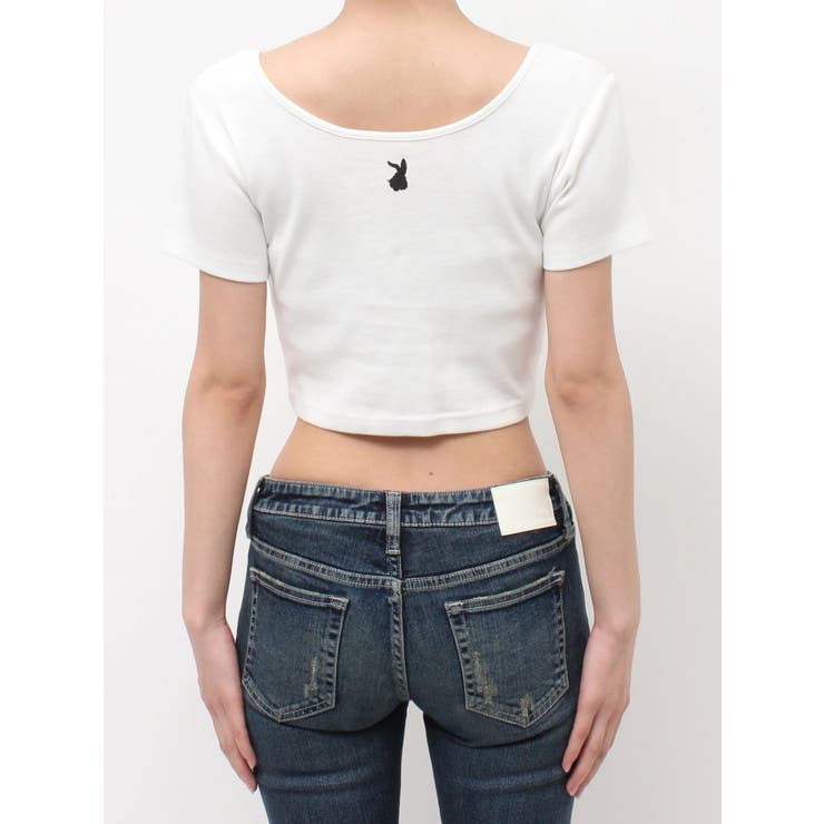 BUNNY 2WAYレースアップショートTシャツ | GYDA | 詳細画像20 