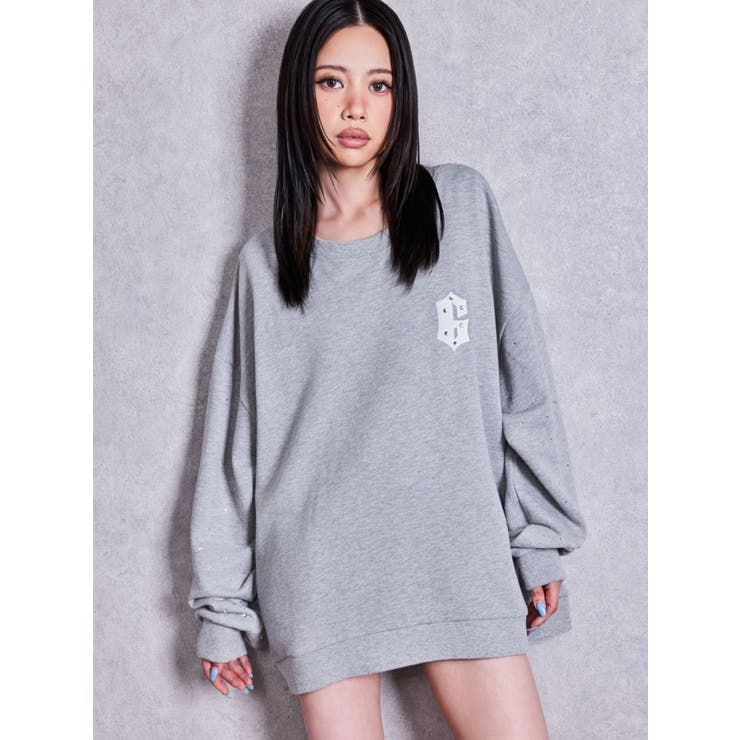 Valdy studded bijouスウェットトップス | GYDA | 詳細画像11 