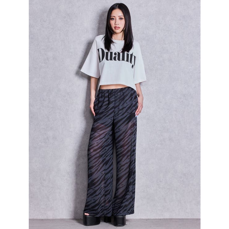 DualityルーズショートTシャツ | GYDA | 詳細画像22 